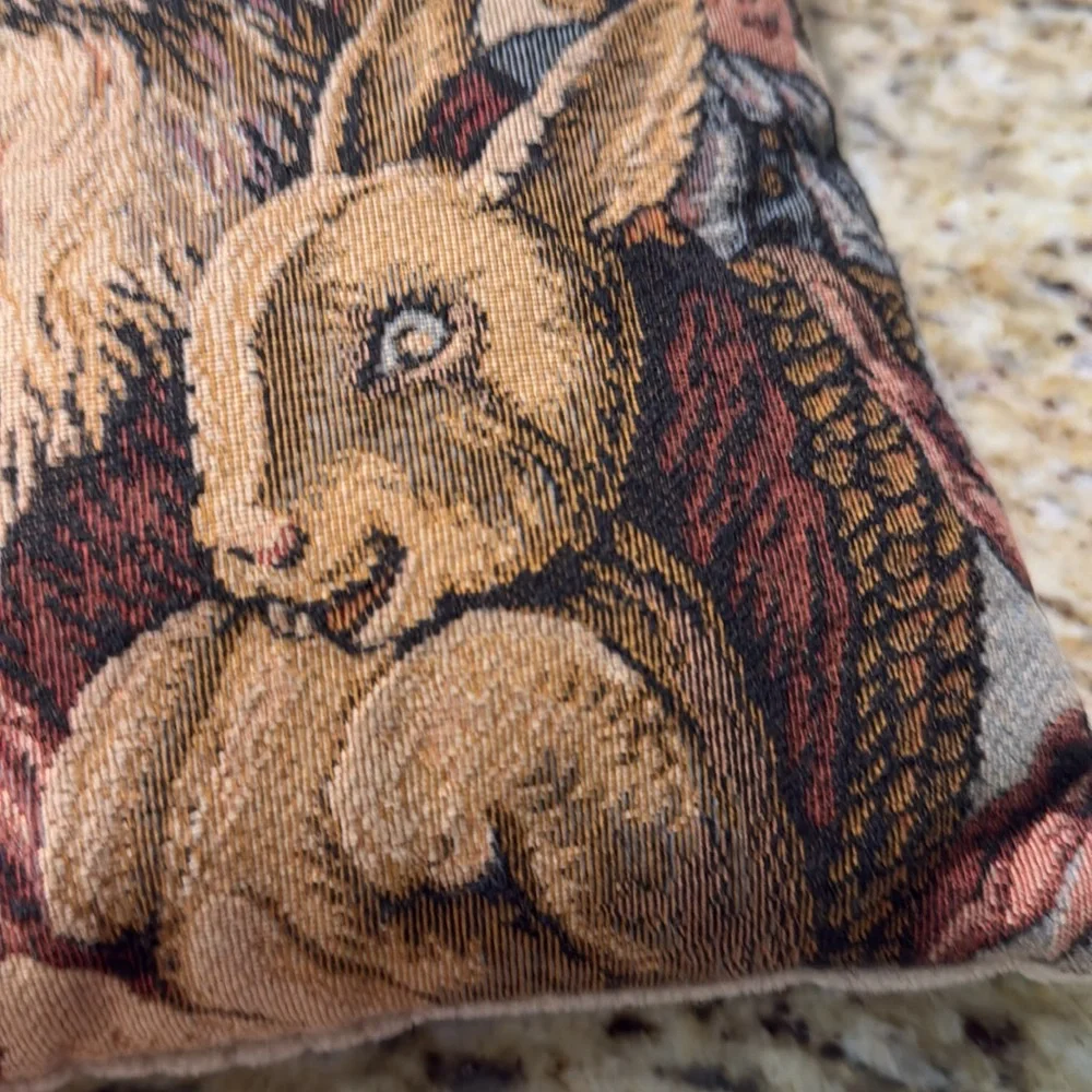 Vintage Christmas Old World Santa Claus Tapestry Throw Pillow Small